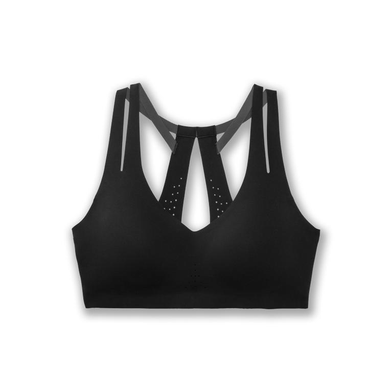 Brooks Dare Strappy Running Bra - Women's - Black (50928-WGPB)